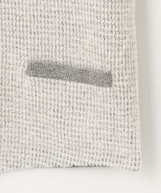 JOSEPH ABBOUD 【キングサイズ・イタリア糸使用/洗える】メリノブレンドモール ニット ベスト ライトグレー系7