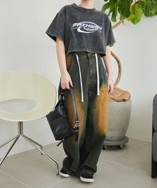 WEGO ヴィンテージウォッシュグラフィックショートT 柄8