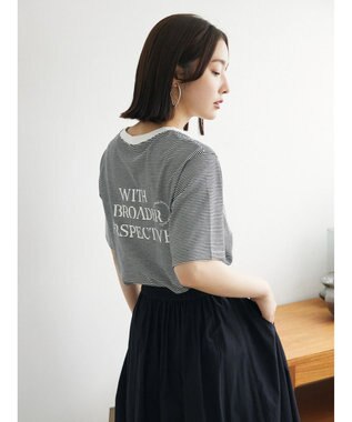 Green Parks 襟ロゴアソートレギュラーＴシャツ Border