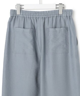 ICB L 【先行予約】ワッシャーツイル ワイドストレートパンツ プルシアンブルー