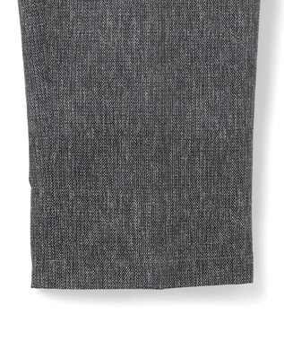 JOSEPH HOMME 新型・新柄【洗える/ストレッチ/シワになりにくい/セットアップ対応可】クールドッツストレッチ ドロスト付テーパードパンツ / PEGG CONVERTIBLE ライトグレー系