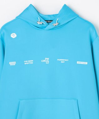 PW CIRCULUS 【WOMEN】リラクシングジャージーフーディ ゴルフウェア レディース スカイブルー系