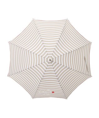 MOONBAT LANVIN en Bleu 長傘 ボーダー ベージュ