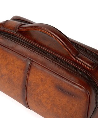 ACE BAGS & LUGGAGE LO HOMME PRESSE アルカイック 本革 日本製 日本製 ポーチ 71852 ロ・オム・プレッセ ブラウン