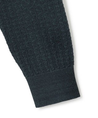 JOSEPH HOMME 【イージーケア】 ヴィスコースリンクス　ジップアップカーディガン ピーコックグリーン系