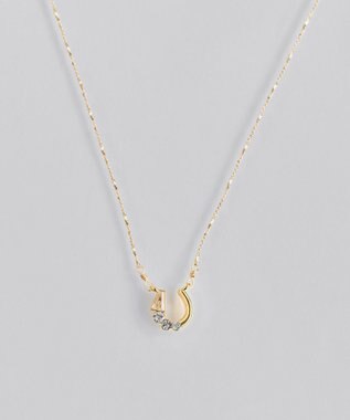  【金属アレルギー対応】ラッキーホースシューネックレス