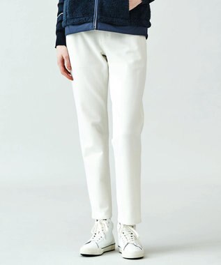 23区GOLF ウールライクなキレイ見えボトムス【WOMEN】【ストレッチ】ＴＲストレッチ ベーシックパンツ ホワイト系