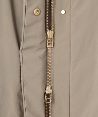 ICB L パディングロングコート アッシュカーキ系