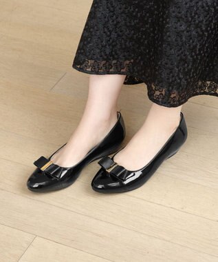 TOCCA 【選べる2デザイン・晴雨兼用】PAIR OF KNOT RAINPUMPS レインパンプス ブラック系