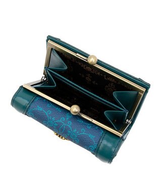 ANNA SUI リーブル 口金二つ折り財布 ネイビー