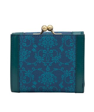 ANNA SUI リーブル 口金二つ折り財布 ネイビー