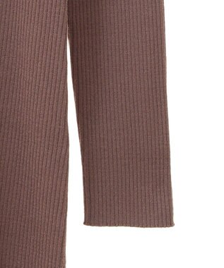 earth music&ecology ニットミニワンピース Mocha