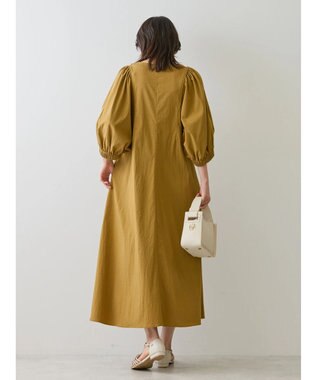 AMERICAN HOLIC 接触冷感スキッパーワンピース Camel