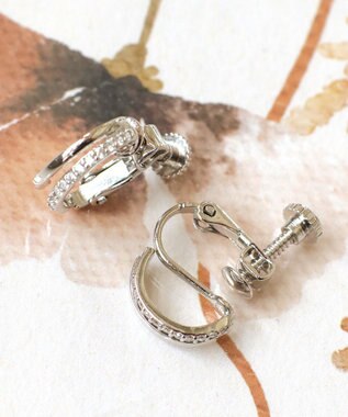 Tiaclasse ツーラインイヤリング シルバー