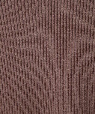 earth music&ecology ニットミニワンピース Mocha