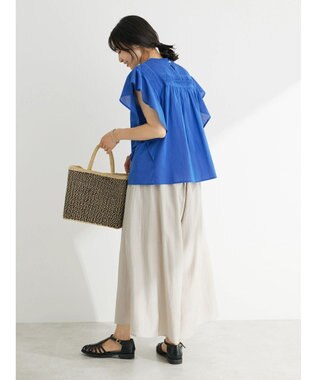 Green Parks スカーチョパンツ Gray Beige