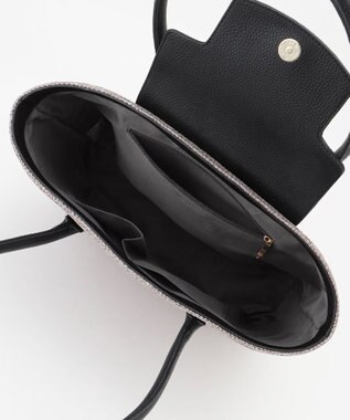 LA BAGAGERIE フラップかごトートバッグ グレー