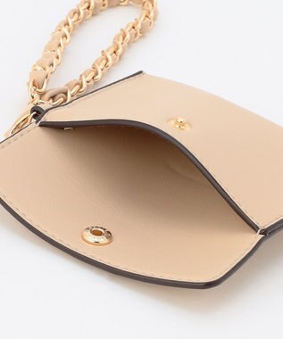 LA BAGAGERIE 【maison vert】 【チェーンチャーム・ミニポーチ付き】2WAYベルトワンショルダー ベージュ