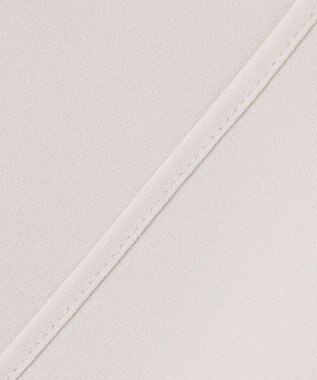 ICB L ストレッチジョーゼット ラッフルディテールブラウス トープ