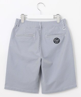 23区GOLF 【WOMEN】ストライプ柄 ショートパンツ ブルー系2