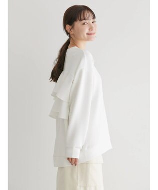 AMERICAN HOLIC バックフリルポンチプルオーバー Off White
