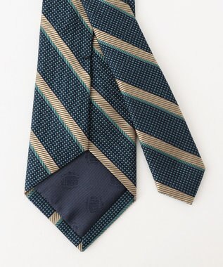 J.PRESS MEN 【STRUCTURE MIX COLLECTION】ストラクチャーミックス ネクタイ ピーコックグリーン系2