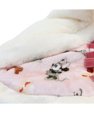 PET PARADISE ディズニー ミニー ポンチョ 《ケーキ柄》 小型犬 ピンク