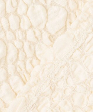 uncrave 【洗濯機洗い可】ストレッチレース トップス （uncrave WHITE） エクリュ