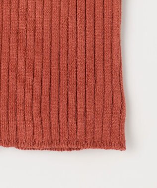 ANY 【洗濯機可】ウォームニットフリルプルオーバー オレンジ
