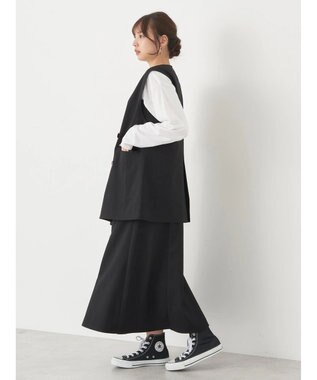 earth music&ecology ノーカラージレ Black