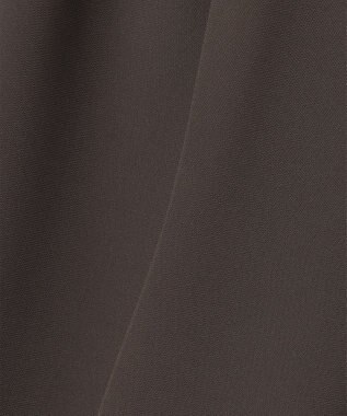 uncrave 【防シワ・洗濯機洗い可】ウォッシャブル ダブルクロス ワイドパンツ チャコール