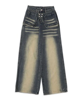 WEGO ラップブラストフレアデニム デニム