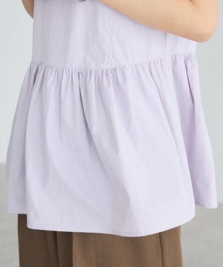 CRAFT STANDARD BOUTIQUE ペプラムチュニック Light Purple
