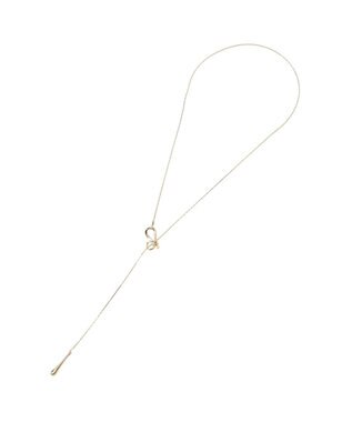 earth music&ecology ニュアンスノットラリエット Gold