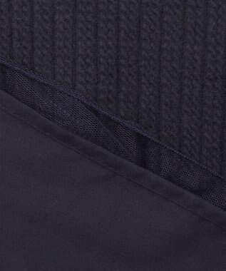 ANY KIDS 表起毛 レースアップ チュニック ネイビー