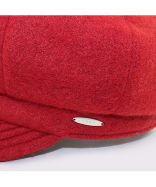 ATRENA 【ふわもこ】ウールフリース キャスケット ワイン