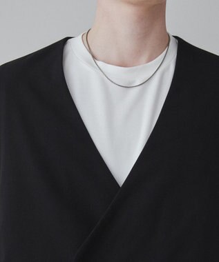 WEGO 【ユニセックス着用ITEM】TRノーカラーベスト ブラック