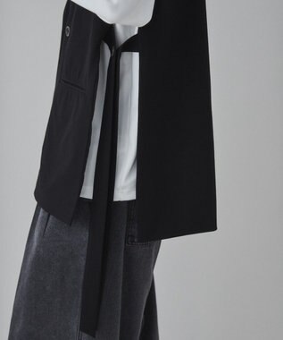 WEGO 【ユニセックス着用ITEM】TRノーカラーベスト ブラック