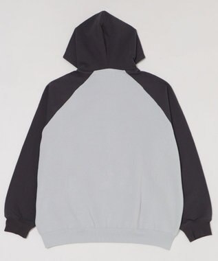 WEGO ラグランプルパーカー スミクロ