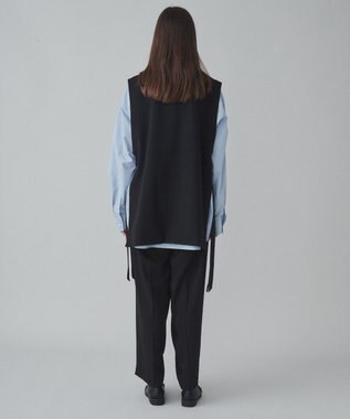 WEGO 【ユニセックス着用ITEM】TRノーカラーベスト ブラック