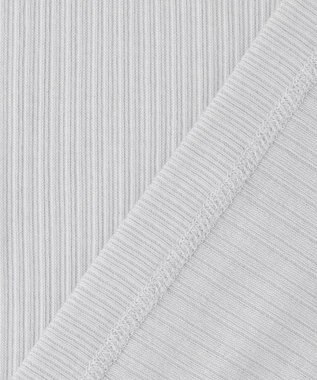 J.PRESS LADIES シルク混ベアテレコ ハイネック シアー カットソー ライトグレー系