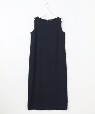 23区 【APPLAUDIR】クリスタルフラワーコンビ ドレス ネイビー系