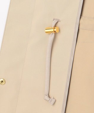 J.PRESS LADIES 【洗える】ソロテックス ドライツイル ノーカラー コート ベージュ系