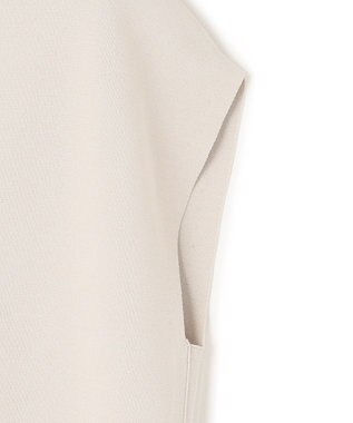 ICB 【洗える】ハイゲージスムース スリーブレスプルオーバー トープ系