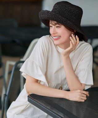 Tiaclasse ペーパーバケットハット ブラック