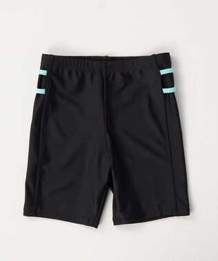 OP／FILA 【FILA】大きいサイズ｜タンクトップ＆スパッツスクール水着 180㎝ ブラック×サックス