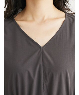 Green Parks ・ＥＬＥＮＣＡＲＥ　ＤＵＥ　ドロストティアードワンピース Charcoal Gray