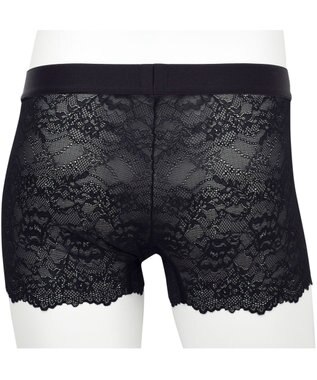 WACOAL MEN ボクサーパンツ 【レースボクサー】 美しさと快適さを追求 通気性 前閉じ WT3822 /ワコールメン ブラック