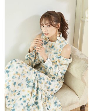 earth music&ecology ２ＷＡＹショルダーワンピース Flower