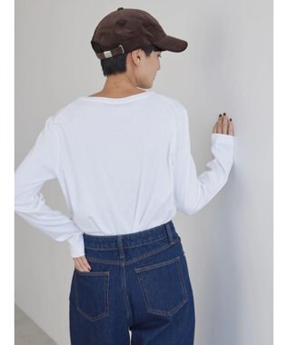 AMERICAN HOLIC Ｄａｉｌｙ　クルーネックカットプルオーバー Off White